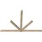 Ekena Millwork Kennewick Rough Sawn Timber Gable Bracket, Douglas Fir, 96"W x 64"H x 2"D x 4"F, 16/12 Pitch GBW096X64X0204KEN00RDF - alternate 5